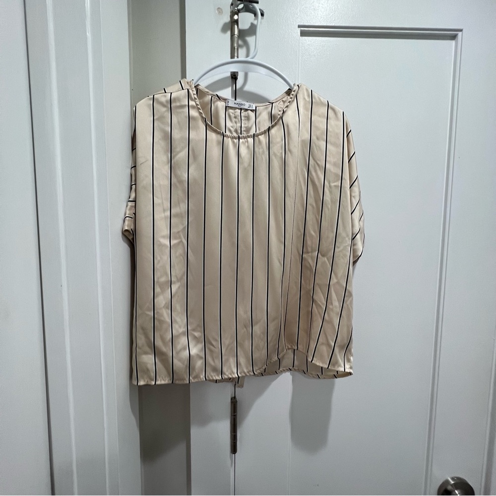 Oversized Satin Blouse